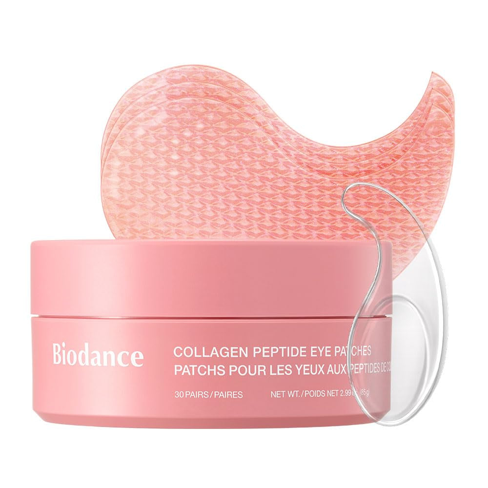Hydrogel Eye Patches for under Eye - Collagen Peptide, anti Wrinkle & Fine Lines (60 Count)
