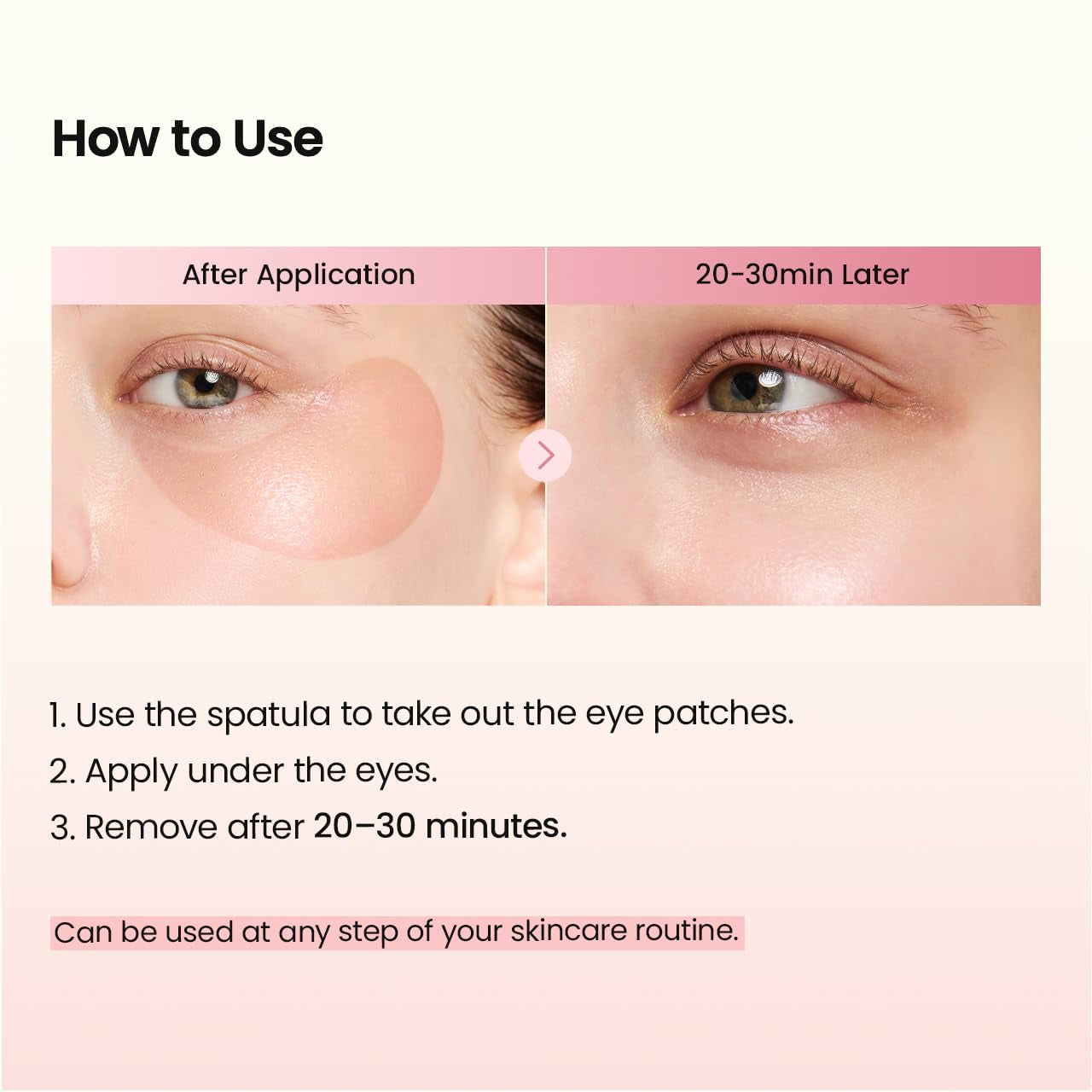 Hydrogel Eye Patches for under Eye - Collagen Peptide, anti Wrinkle & Fine Lines (60 Count)