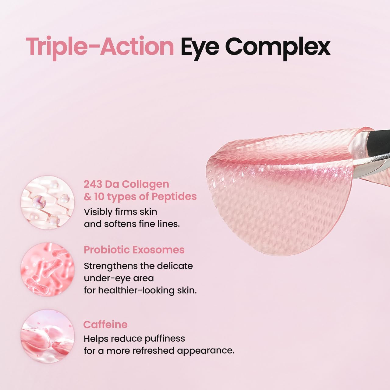 Hydrogel Eye Patches for under Eye - Collagen Peptide, anti Wrinkle & Fine Lines (60 Count)